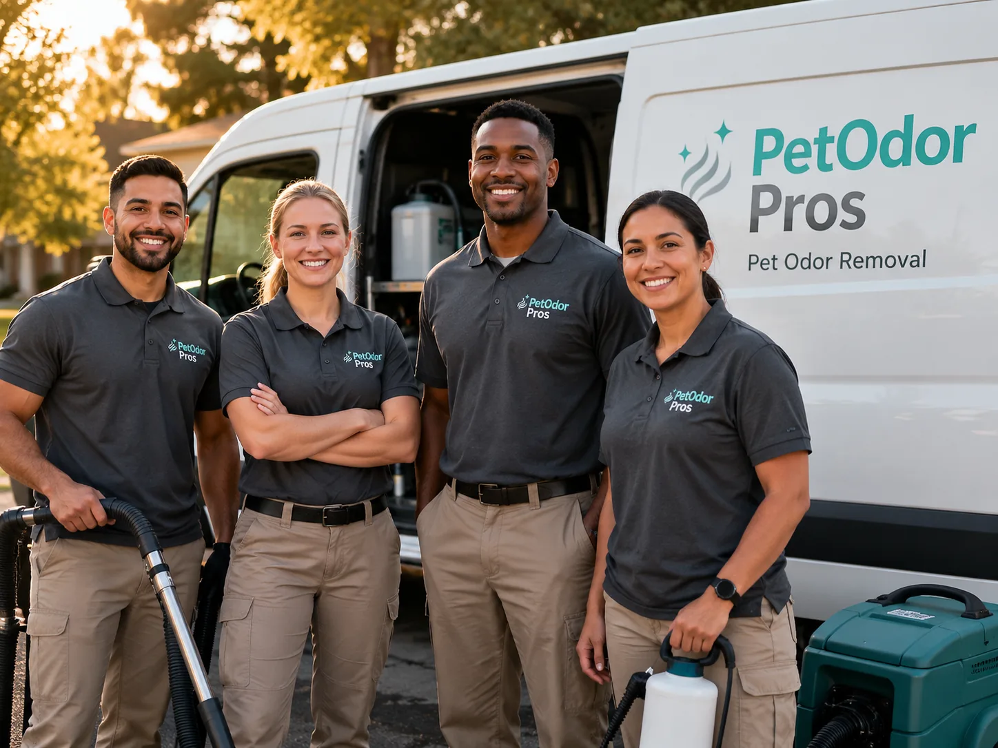 Pet Odor Removal team serving Oakes, ND